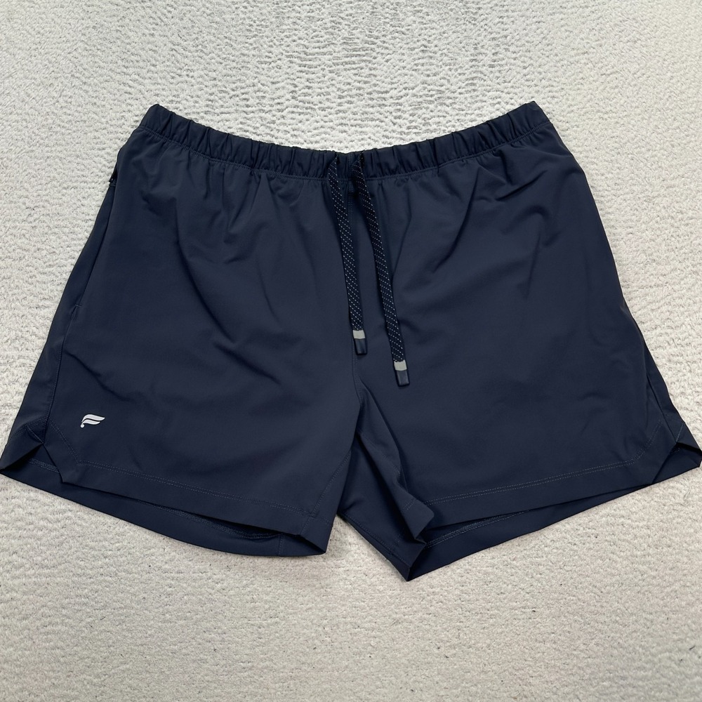 Fabletics The One Shorts Men's Size 36 Blue Drawstring Athletic Quick Dry 5"